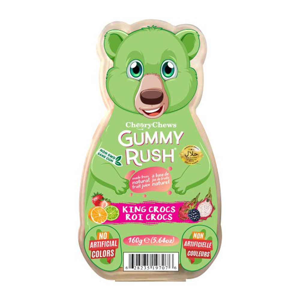 Gummy Rush 160g - King Crocs Reusable Tub