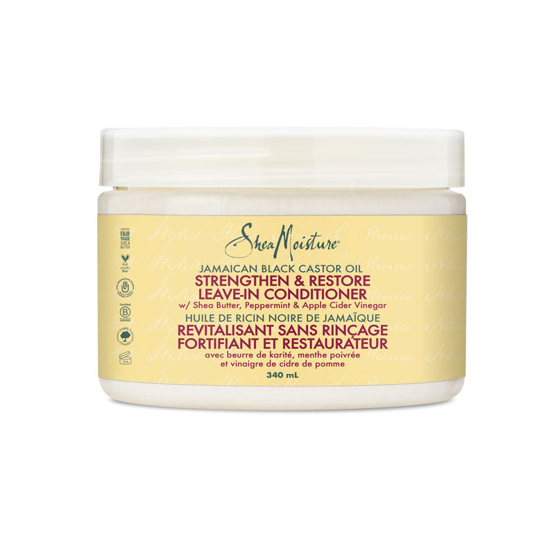 Shea Moisture Jamaican Black Castor Oil Strengthen & Restore Leave-In Conditioner 340ml