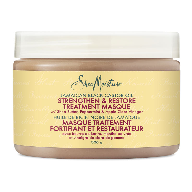 Shea Moisture Jamaican Black Castor Oil Strengthen & Restore Smoothie Treatment Masque 326g