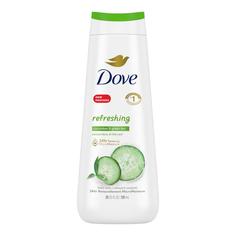 Dove Refreshing Cucumber & Green Tea Body Wash 591ml