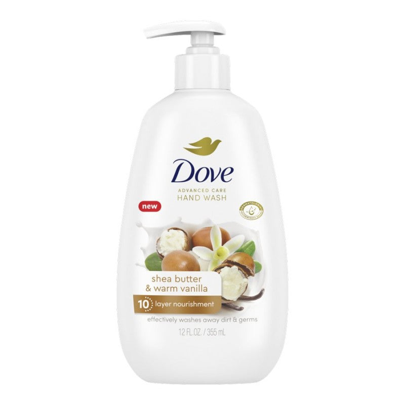 Dove Advanced Care Hand Wash Shea Butter & Warm Vanilla 355ml