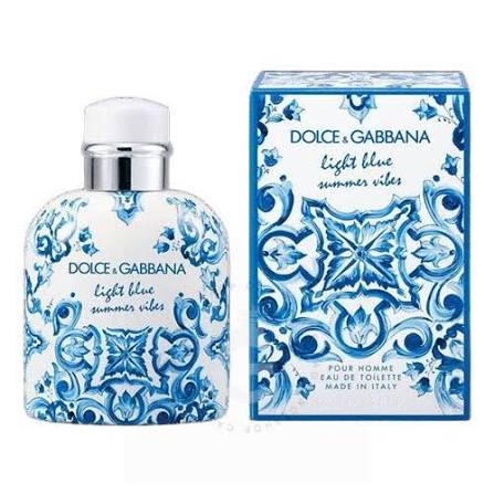 Dolce & Gabbana Light Blue Summer Vibes 125ml Edt Men