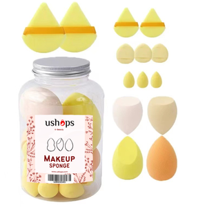 UShops Professional Makeup Sponge 14 pcs (2Colors)