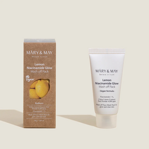 Mary&May Lemon Niacinamide Glow Wash Off Pack (30g/125g)