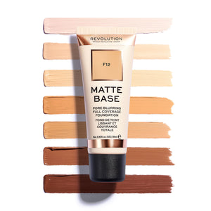 Revolution Matte Base Pore Blurring Full Coverage Foundation