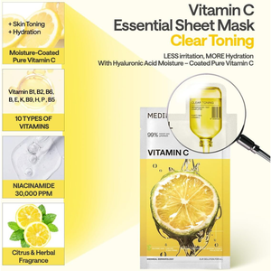 MEDIHEAL Vitamin C Essential Mask (1 sheet)