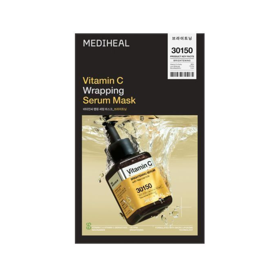 MEDIHEAL Vitamin C Wrapping Serum Mask Brightening (1 sheet)