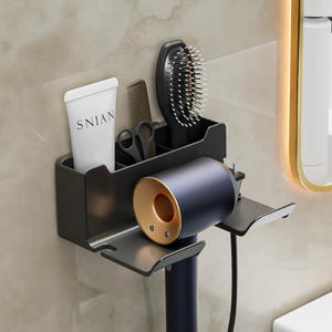 Multifunctional Hair Dryer Holder (2 Colors, 2 Sizes)