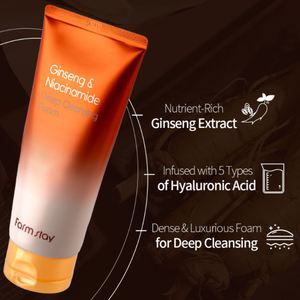 Farmstay Ginseng & Niacinamide Deep Cleansing Foam