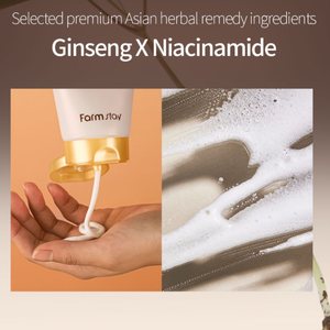 Farmstay Ginseng & Niacinamide Deep Cleansing Foam