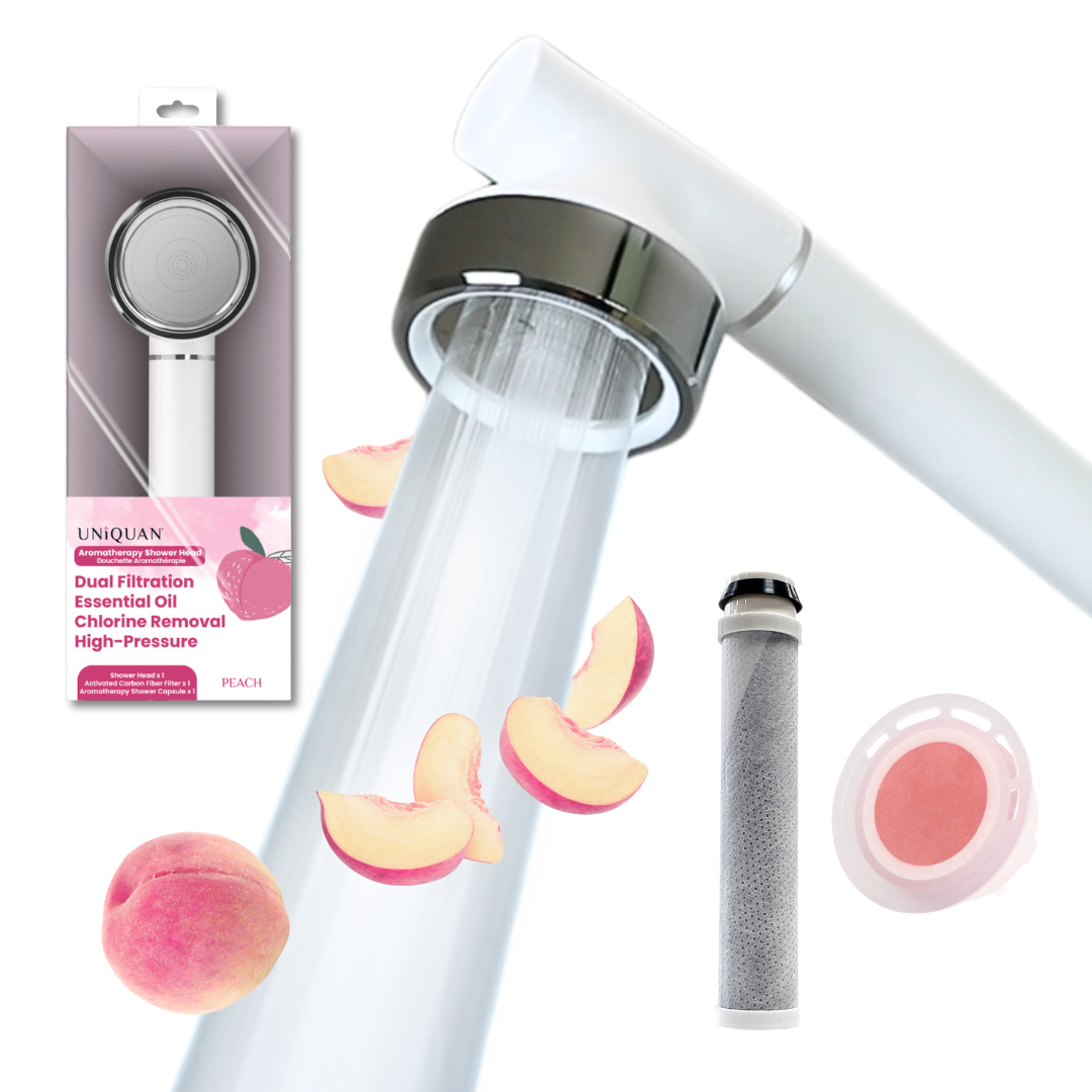 UNIQUAN Aromatherapy Shower Set - Peach