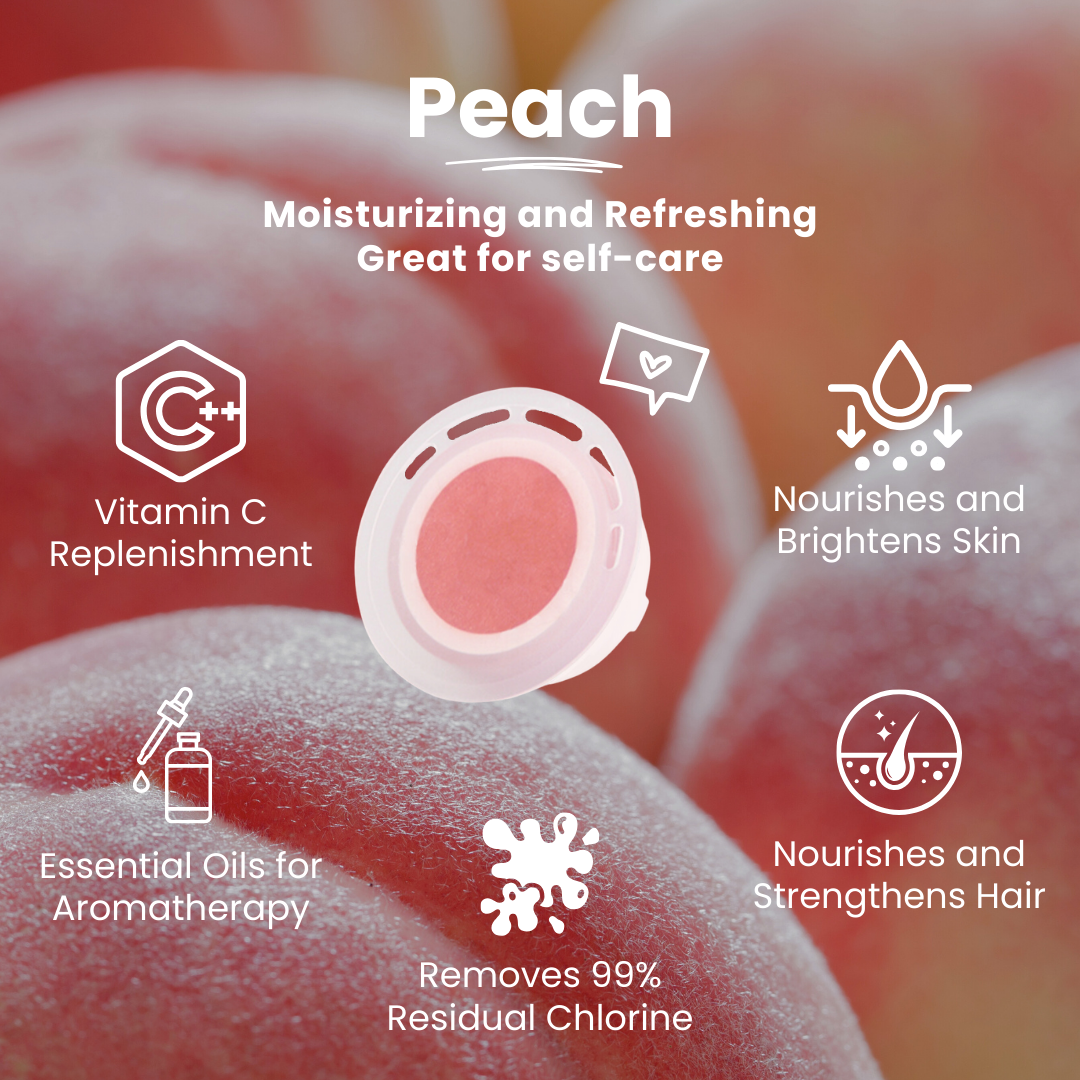 UNIQUAN Aromatherapy Shower Set - Peach