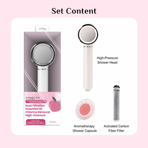 UNIQUAN Aromatherapy Shower Set - Peach