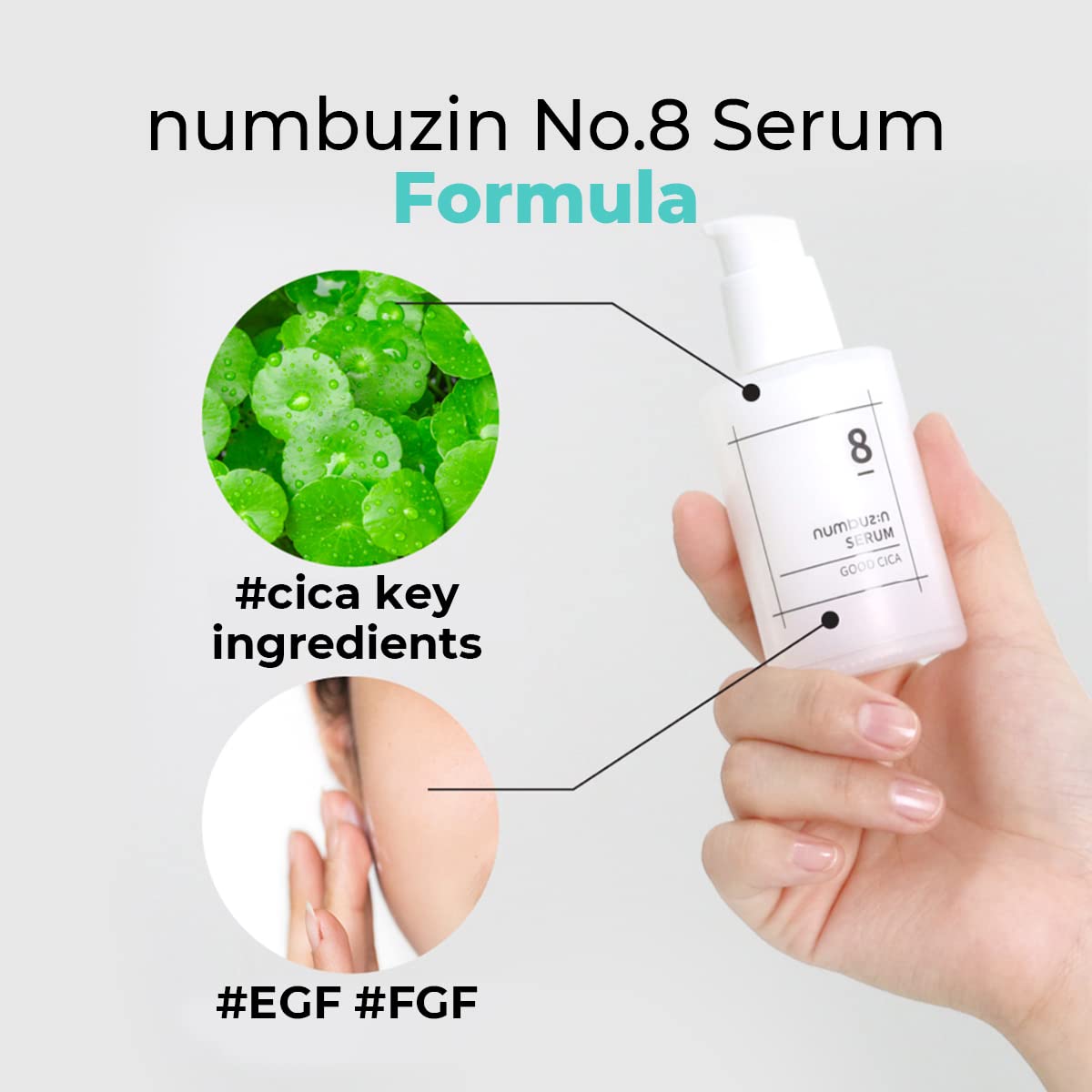 Numbuzin No.8 Fine Cica Serum (50ml)