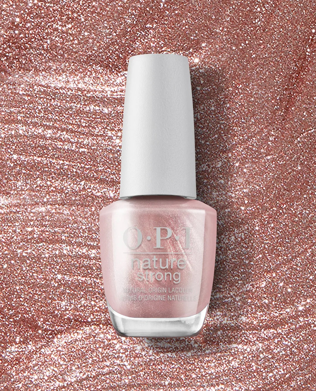 OPI Nature Strong 15ml - Intentions are Rose Gold