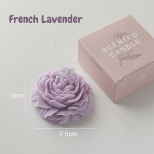 Peony Flower Scented Candle (2 scents)