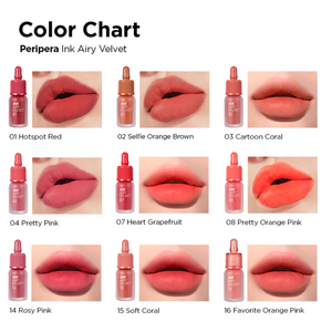 Peripera Ink Airy Velvet AD Lip Tint (4 Colors)