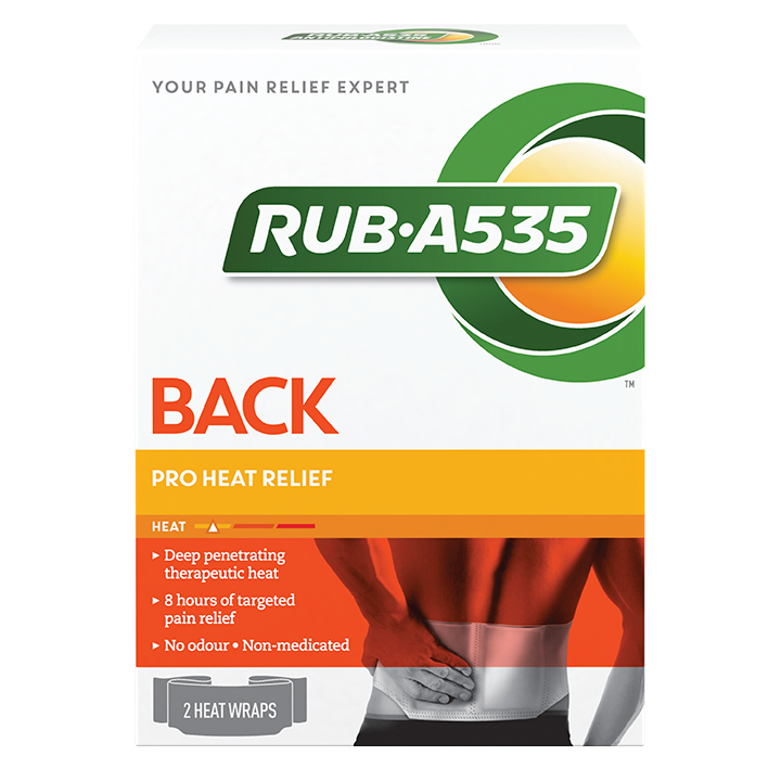 Rub A535 Antiphlogistine Back Pro Heat Relief (2 Heat Wraps)
