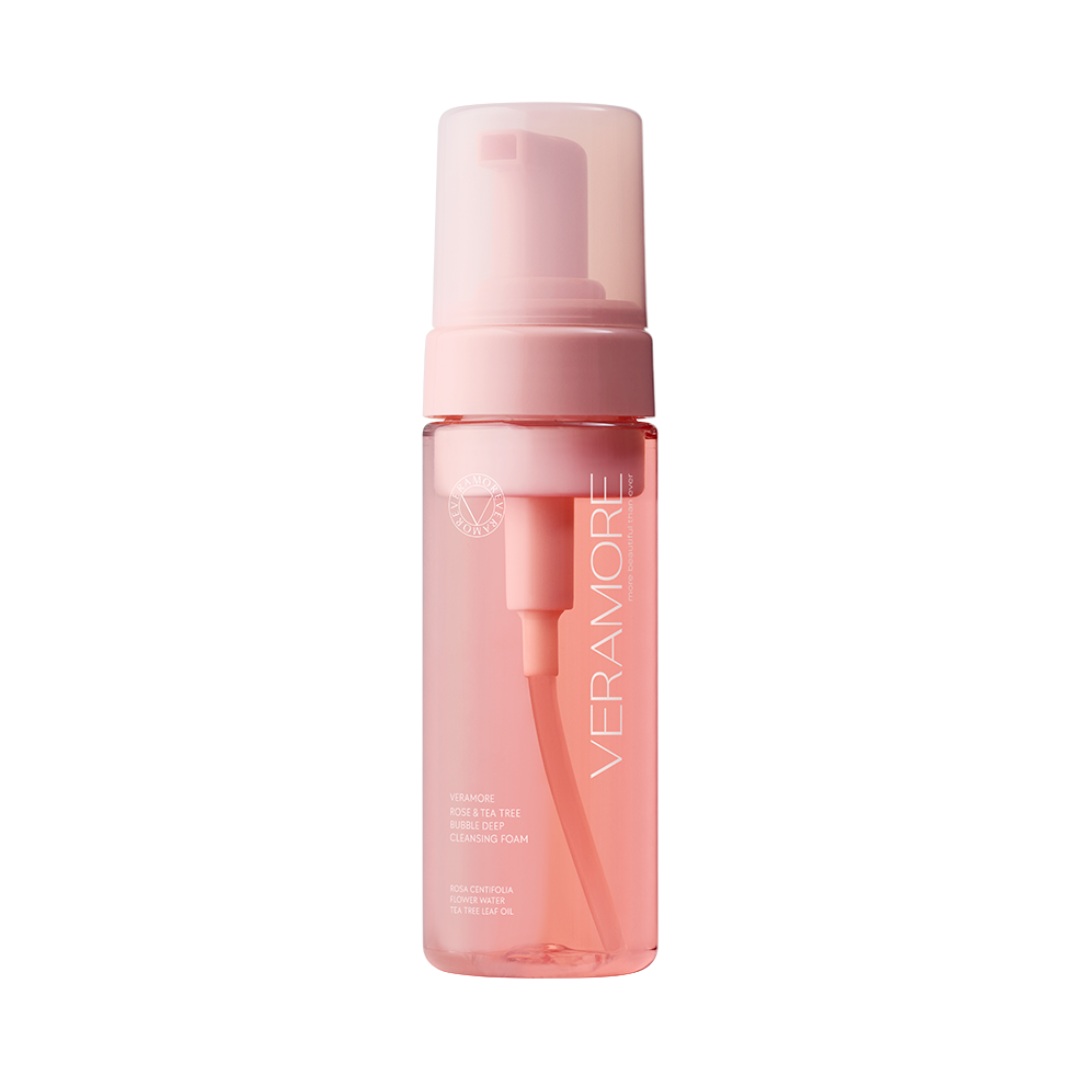 Veramore Rose & Tea Tree Bubble Deep Cleansing Foam (150ml)