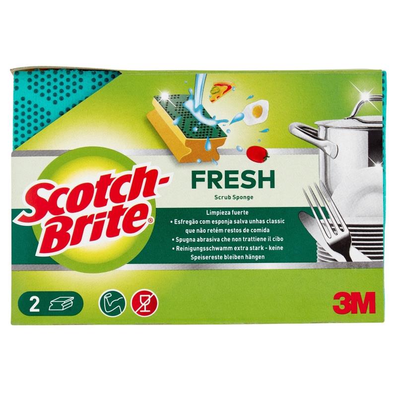 Scotch-Brite Fresh Scrub Sponge 2pcs