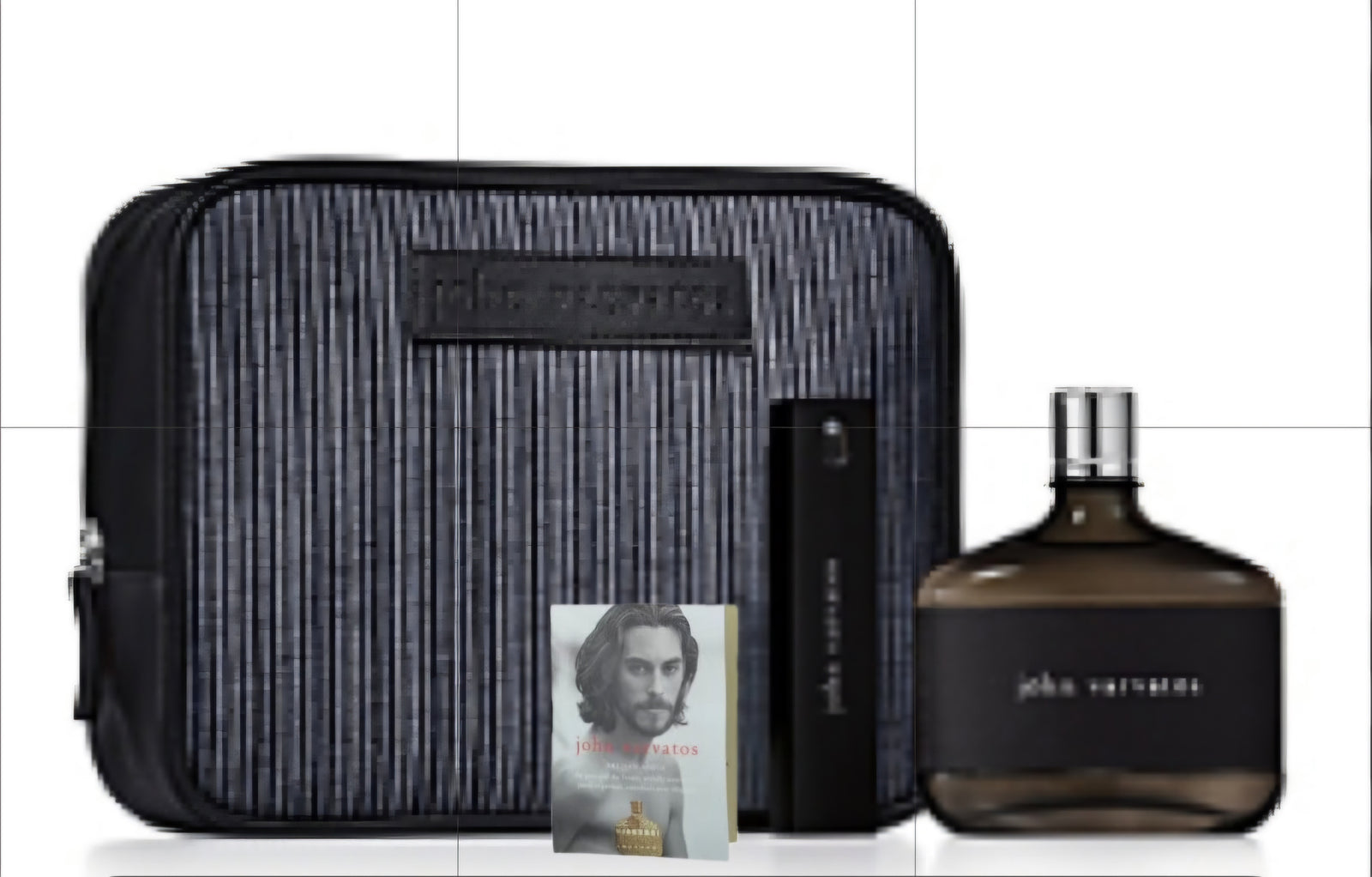 John Varvatos 3pc Set 125ml EDT Men with Toiletry Bag