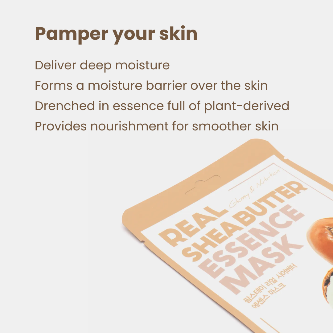 Farmstay Real Shea Butter Essence Mask (1 pc)