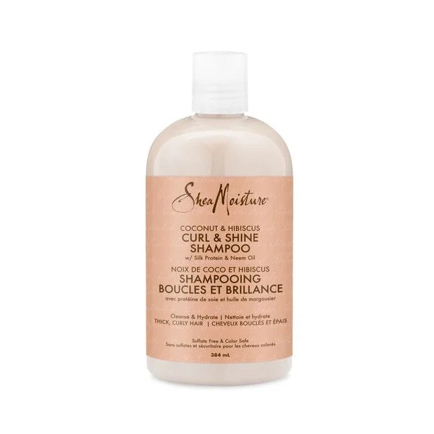 Shea Moisture Coconut & Hibiscus Curl & Shine Shampoo 384ml