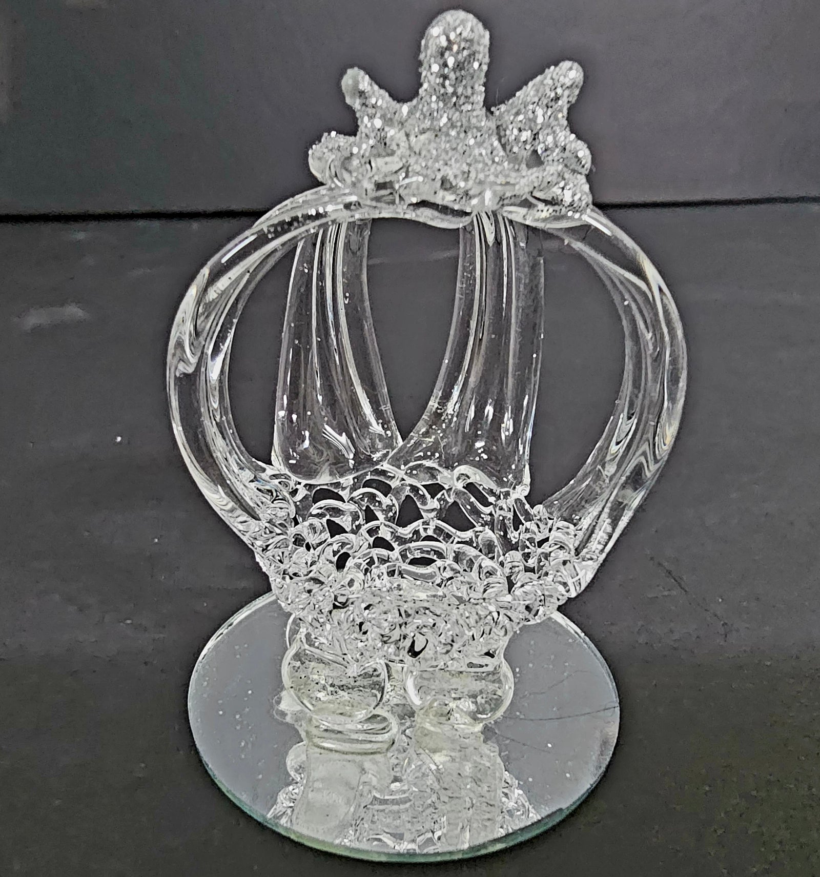 Crystal Figurines - Cobonpue Chair with Silver