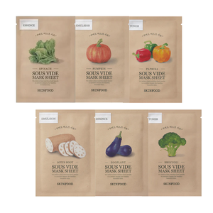 SKINFOOD Sous Vide Mask Sheet 1 sheet (6 types)