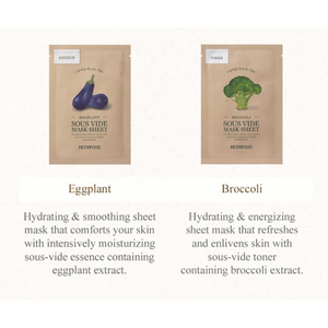 SKINFOOD Sous Vide Mask Sheet 1 sheet (6 types)