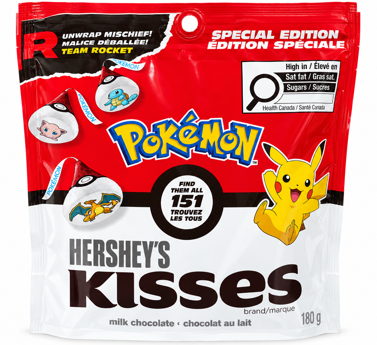 Hershey’s Kisses Pokémon Special Edition Milk Chocolate – 180g
