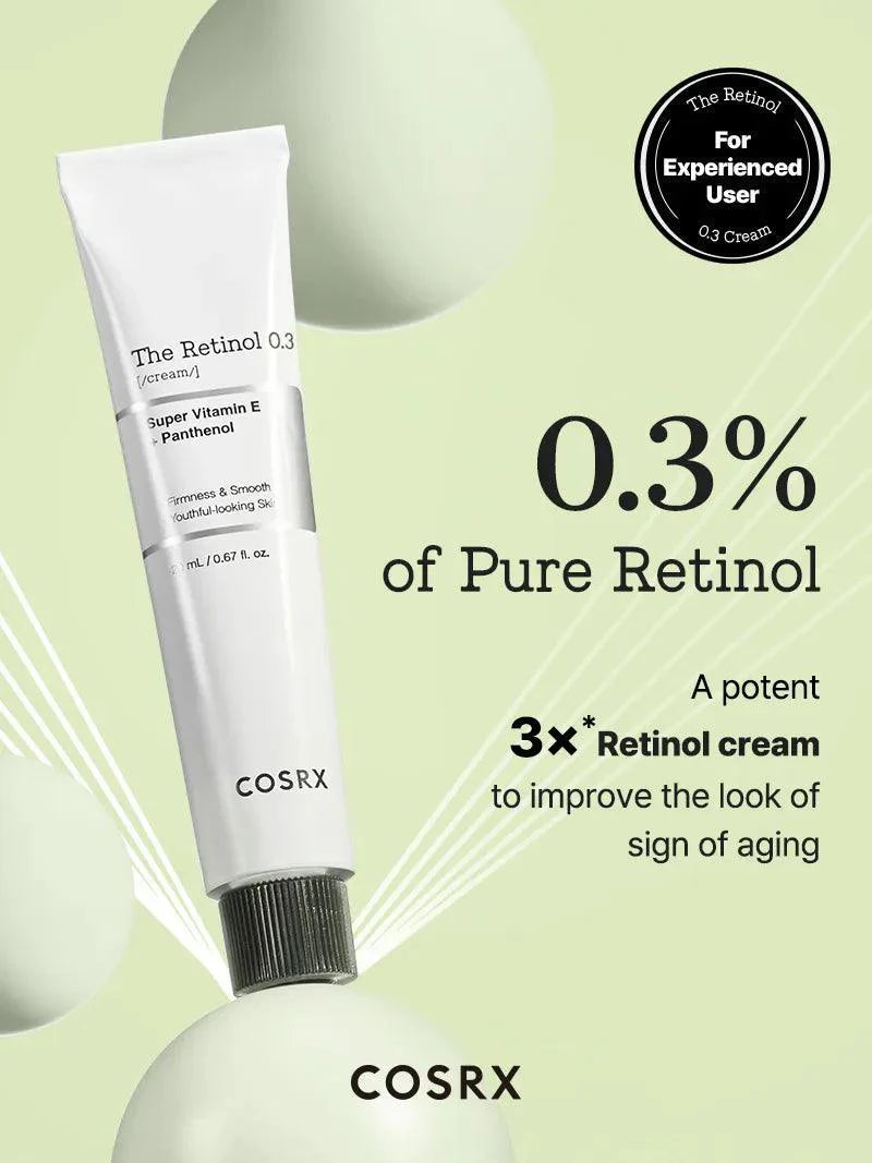 COSRX The Retinol 0.3 Cream Super Vitamin E + Panthenol 20ml