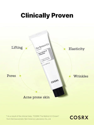 COSRX The Retinol 0.3 Cream Super Vitamin E + Panthenol 20ml