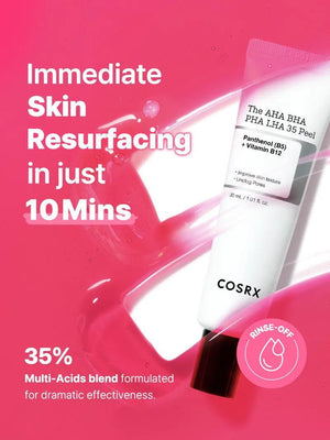 COSRX The AHA BHA PHA LHA 35 Peel Panthenol (B5) + Vitamin B12 30ml