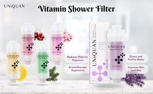 Uniquan Vitamin Shower Filter Black Cherry