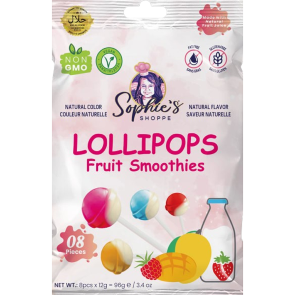 Sophie Shoppe Lollipop 96g- Fruit Smoothies