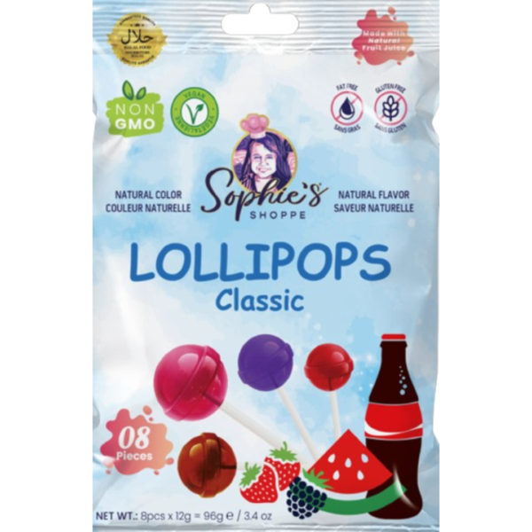 Sophie Shoppe Lollipop 96g- Classic