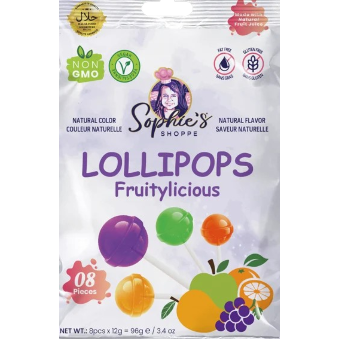 Sophie Shoppe Lollipop 96g- Fruitylicious
