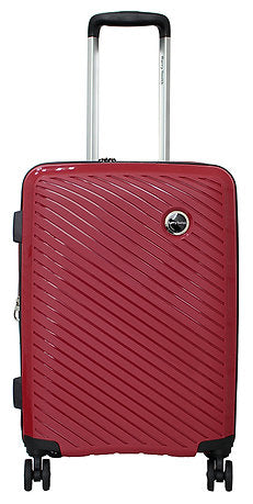 Barry Smith Sheffield Hardcase Luggage Red (20") - CURBSIDE PICKUP ONLY