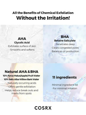 COSRX AHA/BHA Clarifying Treatment Toner 50ml