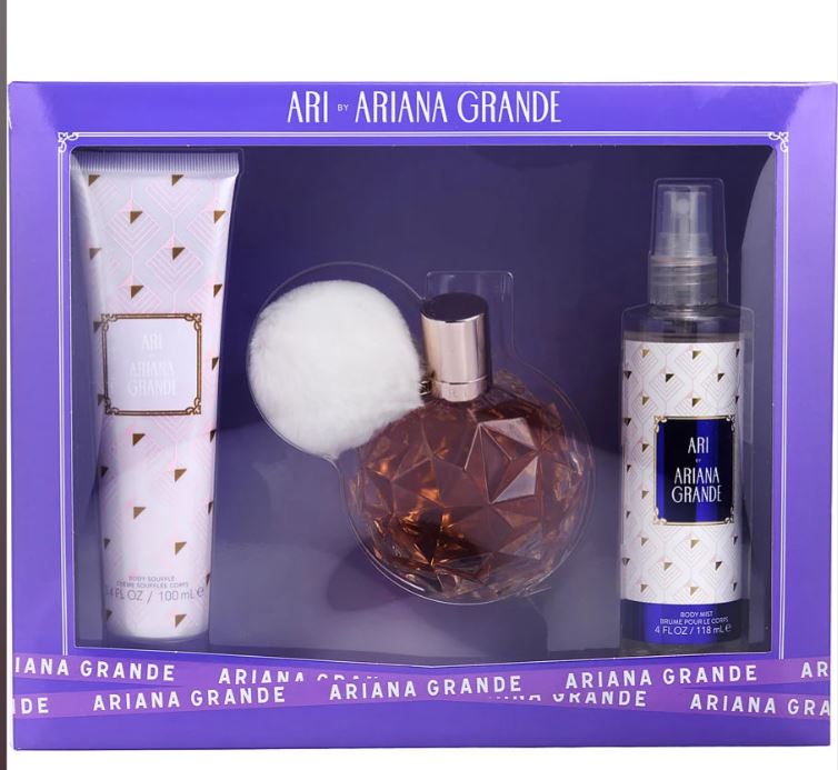 Ariana Grande ARI 3pc Set 100ml EDP (with Body Mist & Body Souffle)