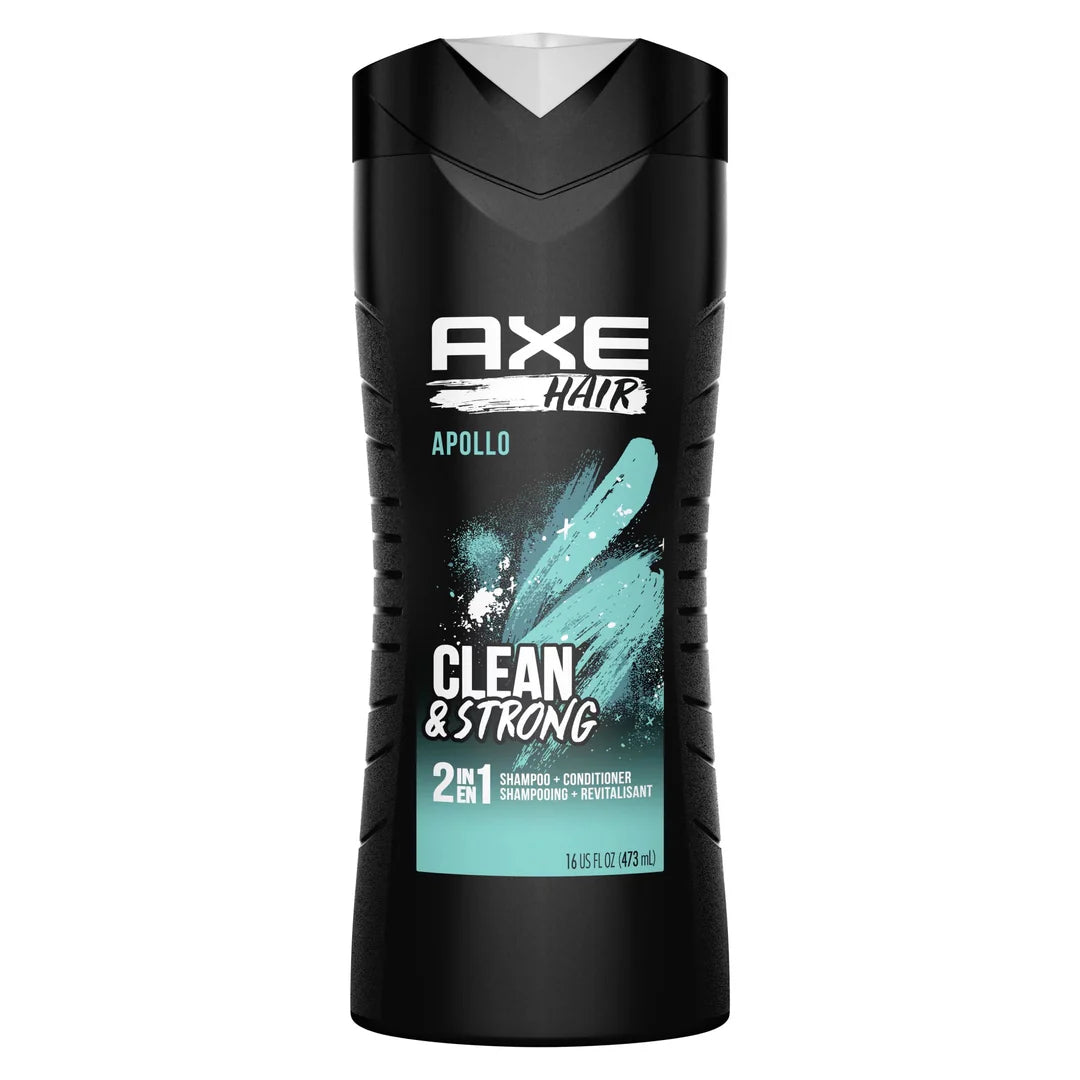 Axe Apollo Clean & Strong 2 in 1 Shampoo 473ml