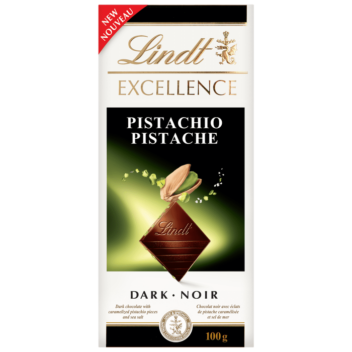 Lindt Excellence Pistachio Dark Chocolate Bar 100g