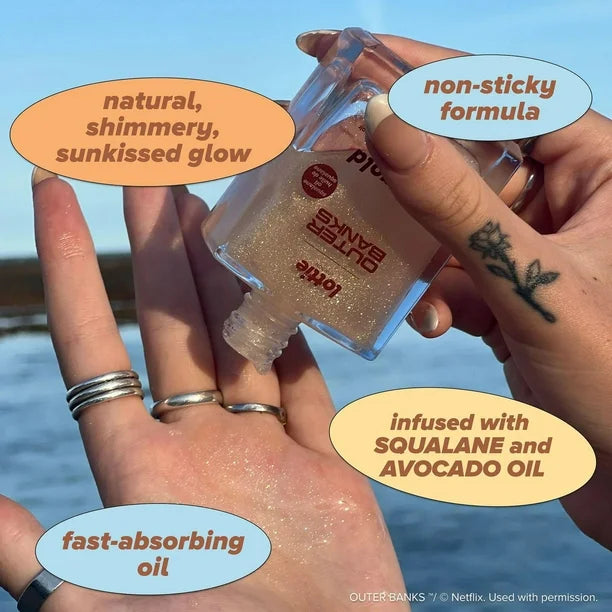 Lottie Outer Banks The Gold Multi Purpose Dry Oil 50ml - Champagne Glow