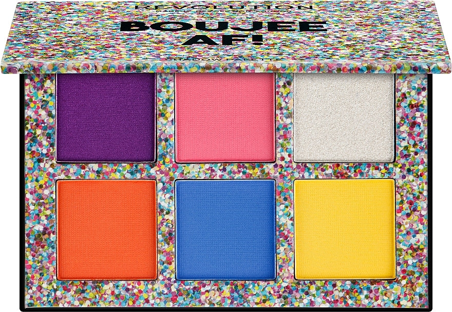 Revolution Boujee Af! Eye Shadow Palette 6 x 0.03oz