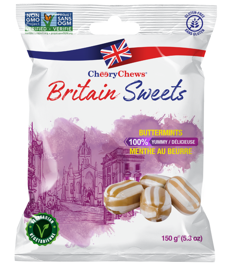Cheery Chews Britain Sweets 150g - Buttermints