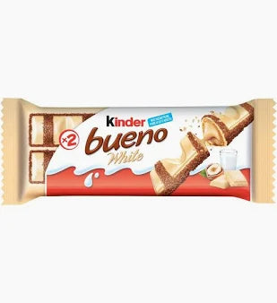Kinder Bueno White Chocolate Covered Wafers 39g