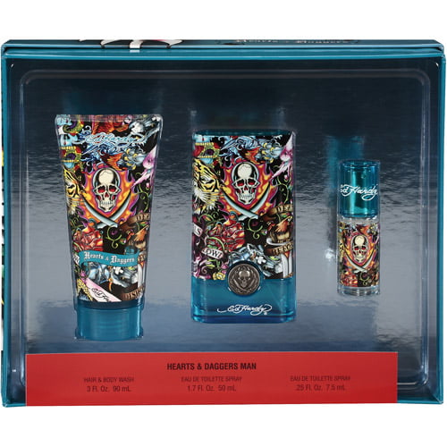 Ed Hardy Hearts & Daggers 3pc Set 50ml EDT Men