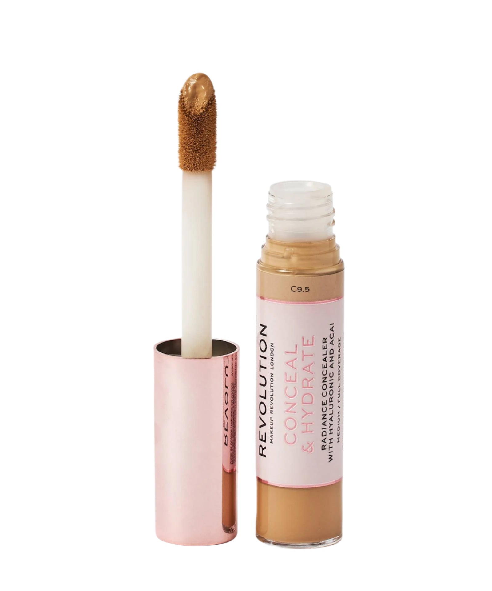 Revolution Conceal  & Hydrate Radiance Concealer with Hyaluronic Acid and Acai 13g - C9.5