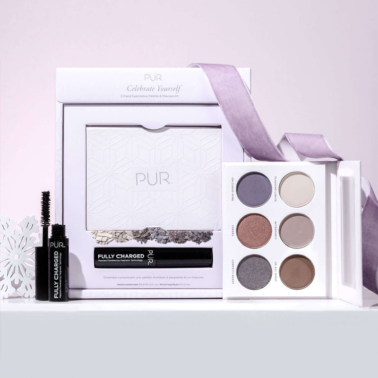 PÜR Celebrate Yourself 2-Piece Eyeshadow Palette & Mascara Kit